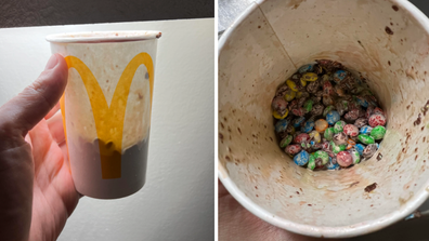 mcdonalds m&m mcflurry post on reddit