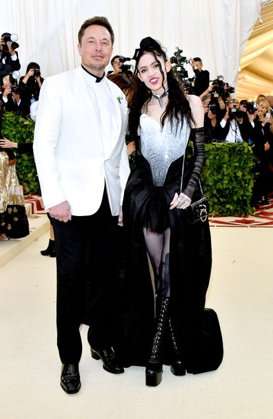 Elon Musk and Grimes, Met Gala, 2018