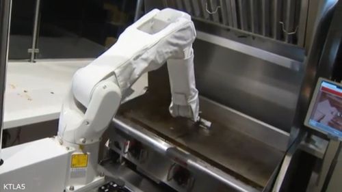 Flippy the burger robot has started work at a California restaurant.