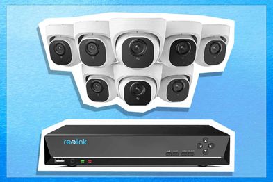 9PR: Reolink 4K H.265 PoE Security Camera System, 8pcs 8MP IP Dome Ca 