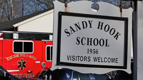 Sandy Hook Elementary school where the massacre took place. (AAP)