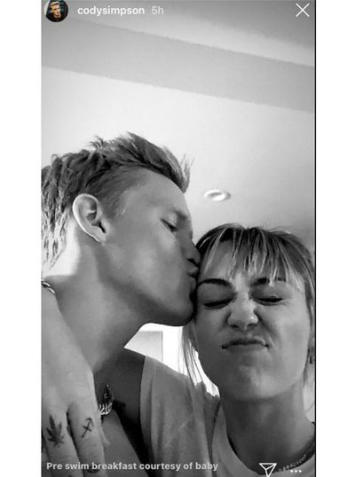 Miley Cyrus and Cody Simpson: October 2019