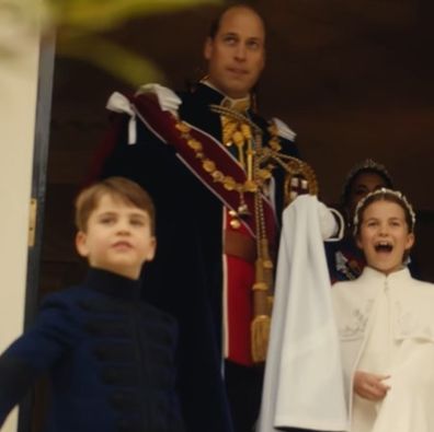 The Wales family shares behind-the-scenes footage of coronation day.