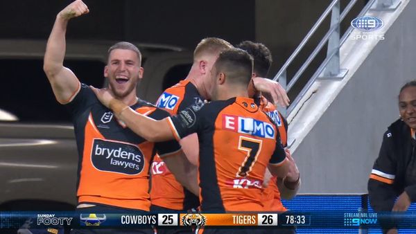 Wests Tigers on X: Back on track! 💪 #NRLTigersCowboys   / X