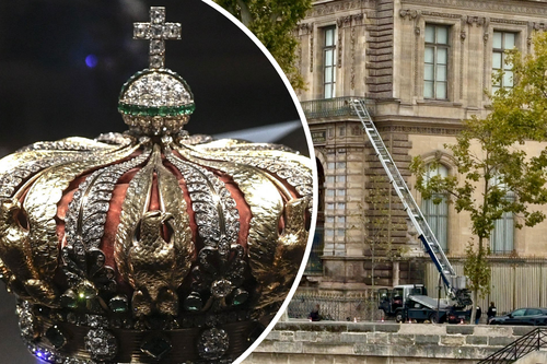 Louvre jewellery heist crown