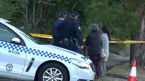 Police have locked down the property and spoken to the occupants. Picture: 9NEWS