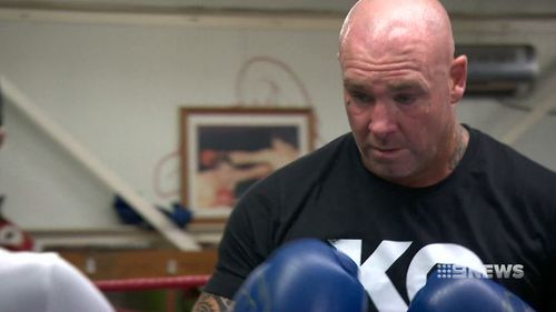 Lucas Browne is preparing for a heavyweight bout against Dillian Whyte. (9NEWS)