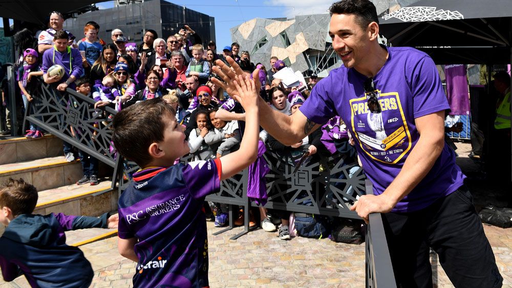 Melbourne Storm's Billy Slater likely to play on while Cooper Cronk remains undecided