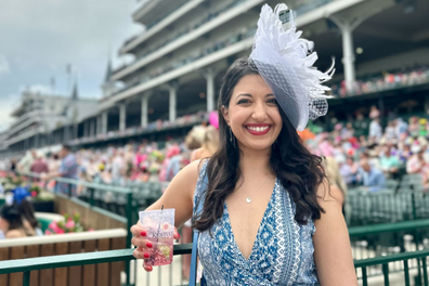 Karishma went to the Kentucky Derby in the USA.