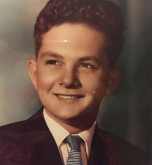 Kim's father Alan Maurice Roberts as a young man.