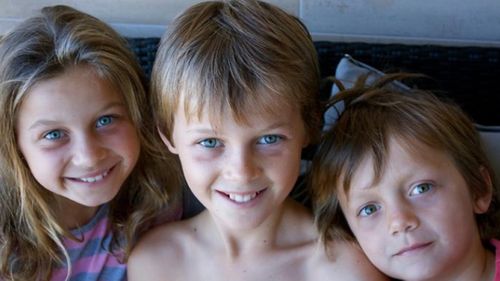 Australians Mo, Evie and Otis Maslin were on board MH17. (Supplied).