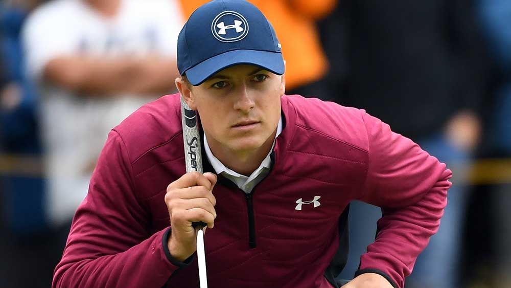 Jordan Spieth has the lead through the second round of this year's British Open. (AAP)