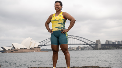 Aussie weightlifting suit