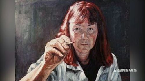 The accused is an Archibald Prize finalist. 