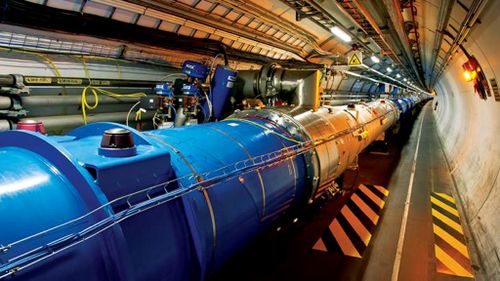 The LHC was officially unveiled in 2008 after years of construction. (CERN)