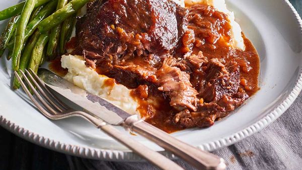 Dan Churchill's beef cheeks in red wine sauce for Jack's Creek