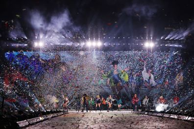 Taylor Swift performs at Accor Stadium on February 23, 2024 in Sydney, Australia.  