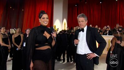 Hugh Grant and Ashley Graham