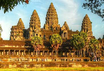 Angkor Wat was originally built as a place of worship for which religion?