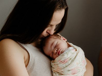 Amy Lyall and her daughter