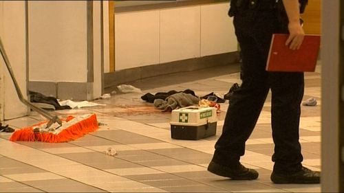 Rovie had just finished cleaning the toilets at the shopping centre when she was set upon. Picture: 9NEWS