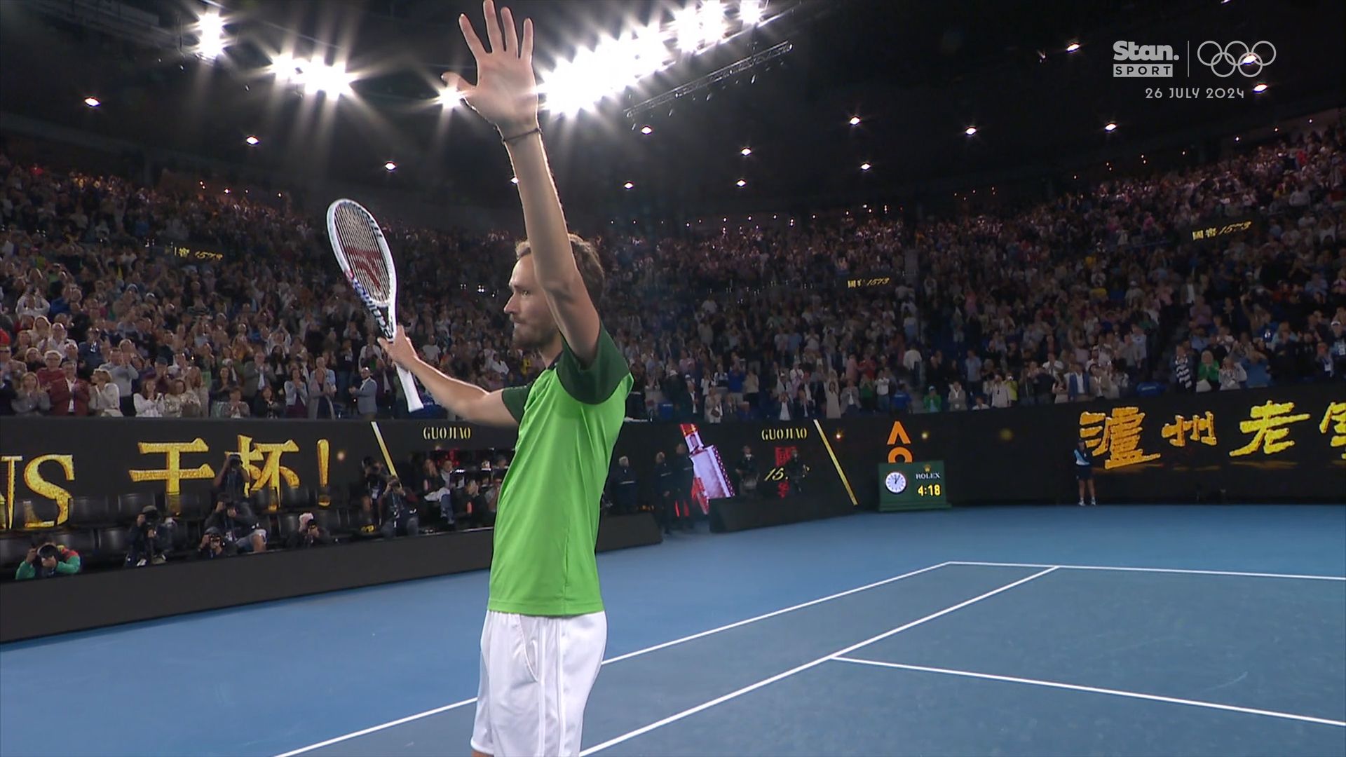 'Lucky' Daniil Medvedev pulls off incredible comeback victory to reach Australian Open final