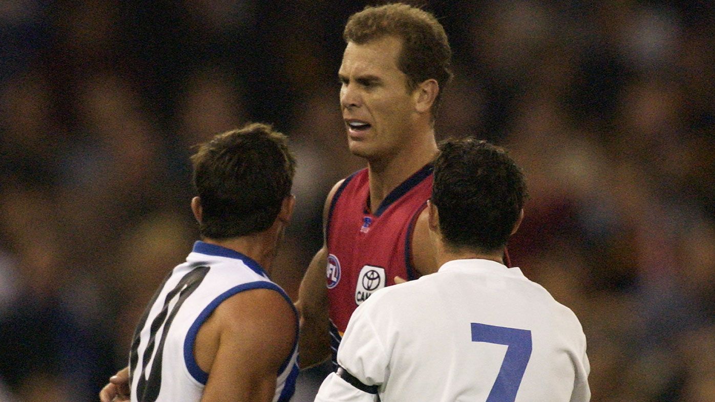 Wayne Carey downplays reported Anthony Stevens clash, says 'there were no blows'