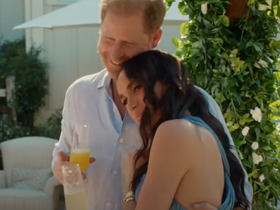 Prince Harry and Meghan Markle in the trailer for Netflix's With Love, Meghan