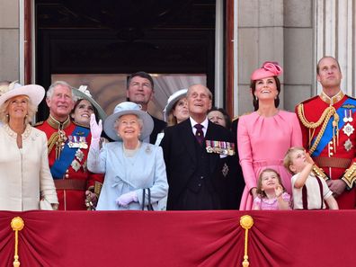 Royal family at Trooping the Colou