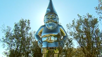 The town even has a giant chrome gnome, sure to attract tourists.