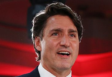 Which political party did Justin Trudeau lead in the 2021 Canadian federal election?