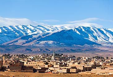 Which mountain range stretches across north-western Africa?