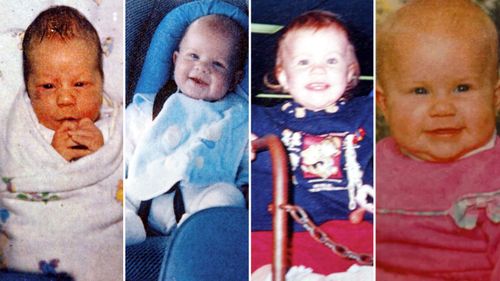 Caleb, Patrick, Laura and Sarah Folbigg all died before their 2nd birthday.