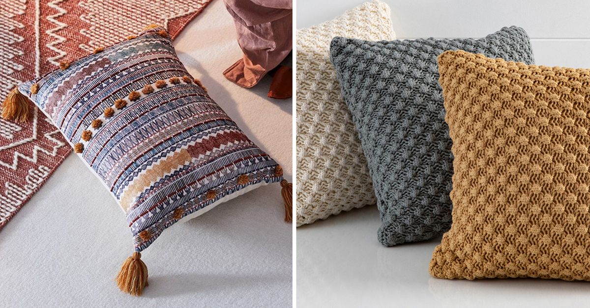 Cheap cushions online Refresh your living room with these bargain cushions from Target, Kmart