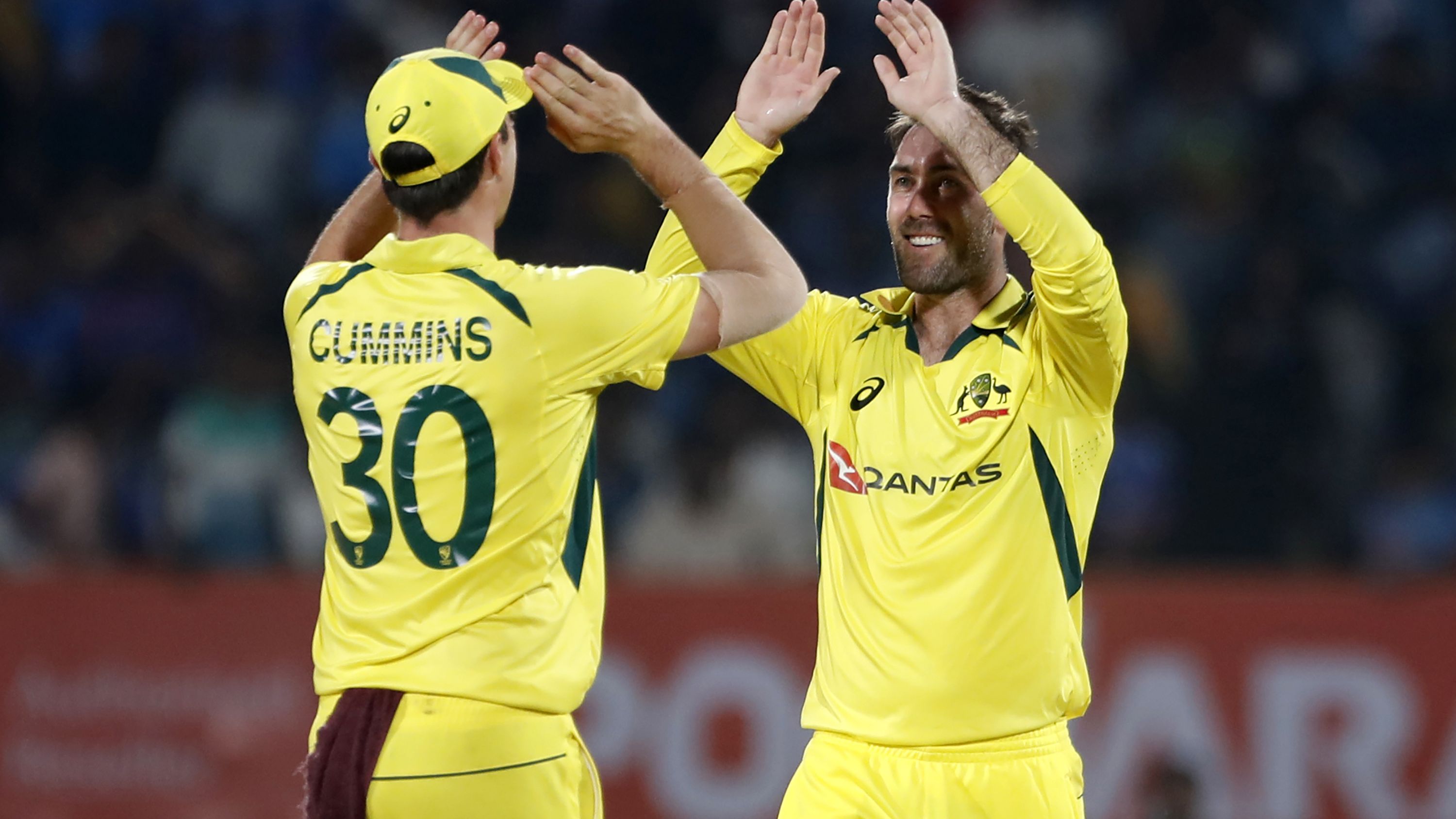 Glenn Maxwell steamrolls India's top order as Aussies score consolation win before World Cup