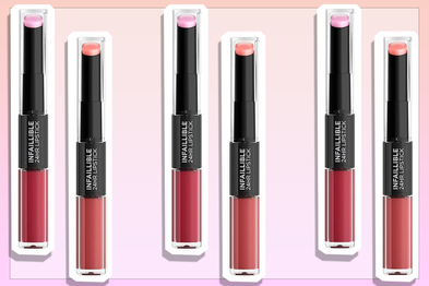 9PR: L'Oréal Paris Infallible 2-Step Liquid Lipstick, 02 Rose Eternite and 806 Infinite Intimacy
