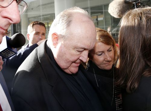 Pope Francis has also accepted the Archbishop's resignation, which Wilson said he hopes will be a 'catalyst to heal pain and distress'. Picture: AAP.