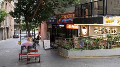 No lunchtime rush in Sydney's Chinatown