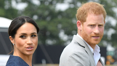 Meghan and Harry walking