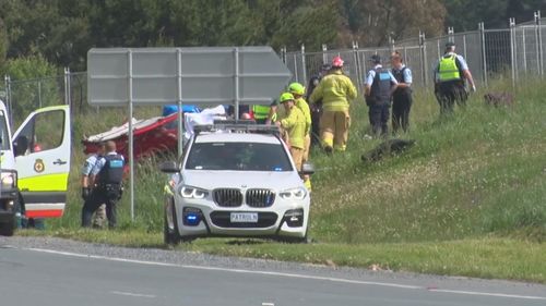 Three people have been killed in a crash in Canberra.A car and van collided on Coppins Crossing Road near Hazel Hawke Avenue in Whitlam, in the city's north west, just before 3pm today.