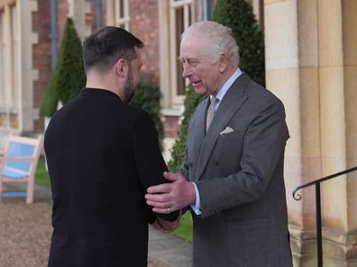 King Charles III and Volodymyr Zelenskyy