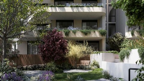 The Melior apartment development in Canterbury, Melbourne garden design Domain