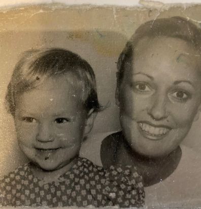 Liv as a baby with her mum in 1976