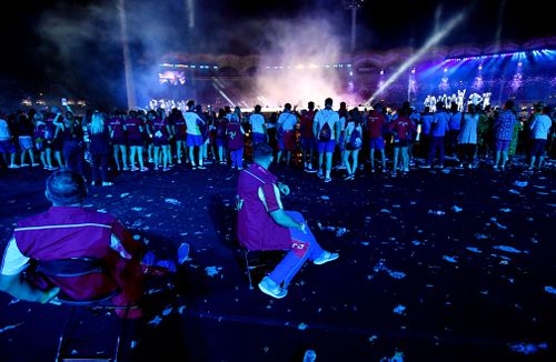 Athletes were barely included in the closing ceremony coverage, a decision widely panned. (AAP)