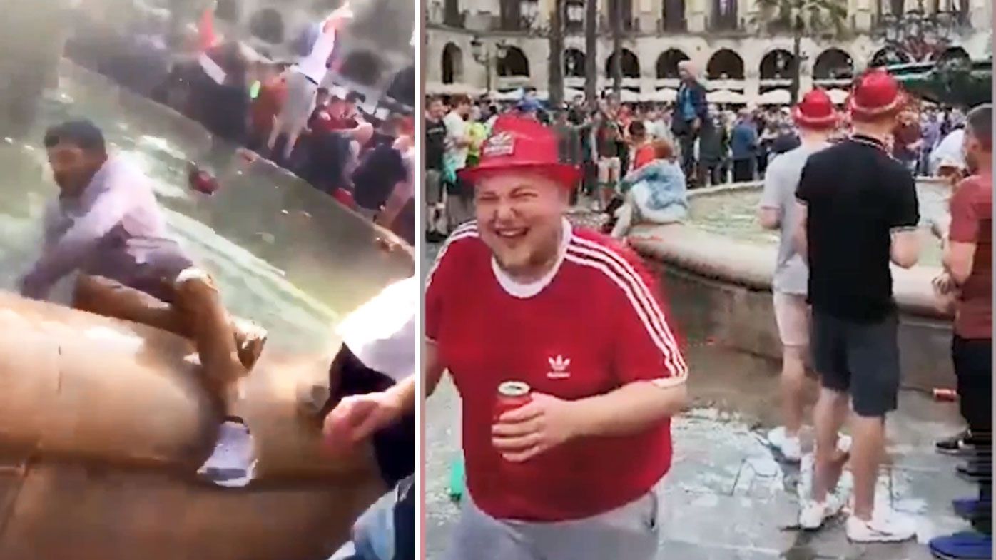 Liverpool FC slam 'unacceptable' behaviour after footage of Reds fans bullying tourists and locals
