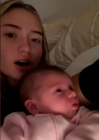 TikTok woman Kayla surprise baby