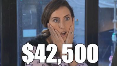 Jimmy and Tam's prize money brought to you by Jasmin's shocked expression. The Block 2020