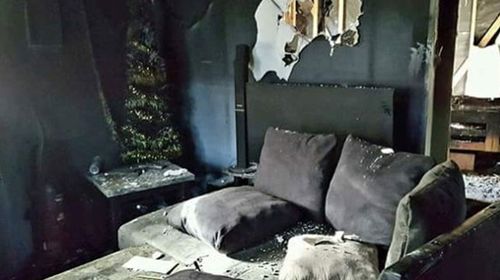 A family lost their home after a hoverboard toy caught fire and the flames spread. (Photo: GoFundMe)