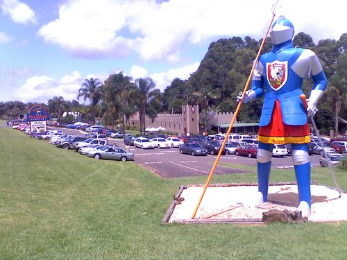 Since the 1980s - he's been the guardian of Byron Bay's Macadamia Castle. Now the attraction's knight is set to depart the site which has since become an animal sanctuary.
