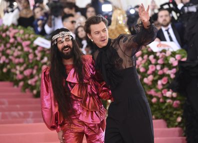 Harry Styles attending 2019 MetGala